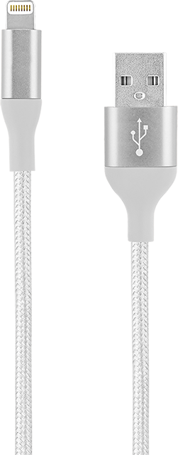 AT&T Braided Lightning Cable - 10ft - White